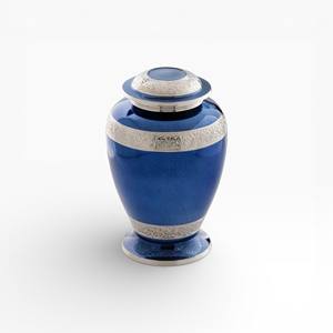 Urna Funeraria con Diseño de Cabaña en un Bosque Oscuro y Pesca, con Arte de la Naturaleza Nocturna y Tapa Segura para Exhibir Cenizas Conmemorativas - Product Image 3