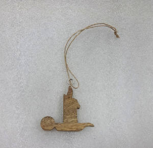 Artículo de decoración navideña colgante de madera para decoración festiva del hogar - Product Image 6