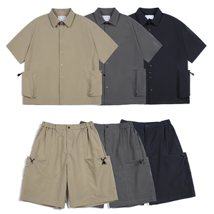 Survêtement personnalisé de haute qualité Ensemble de vêtements de sport d'été pour hommes avec Spandex/Polyester Design léger - Product Image 2