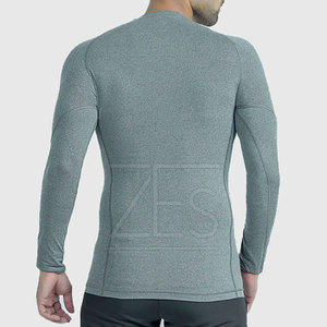 เสื้อยืดรัดกล้ามเนื้อสำหรับผู้ชายทรงหลวมผ้าคอตตอน100% บริการผลิตตามสั่ง - Product Image 3