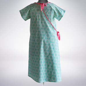 Nueva llegada Unisex desgaste impreso Hospital paciente vestidos con mangas de botón - Product Image 6