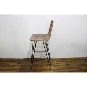 Comhome-Ensemble salon en rotin de luxe avec table basse et poufs pour sièges de jardin confortables - Product Image 3