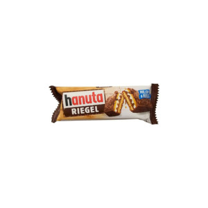 Hanuta Riegel Barres de chocolat doux-amer Goût de noisette avec confiture Emballage solide en vrac - Product Image 1