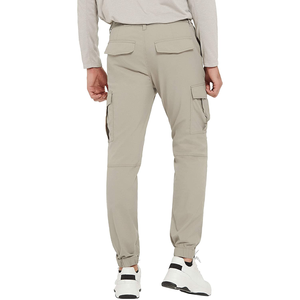 100% algodón de alta calidad, pantalones de chándal acampanados informales, entrenamiento, gimnasio, cintura elástica, precio asequible, pantalones deportivos para correr para hombres - Product Image 3