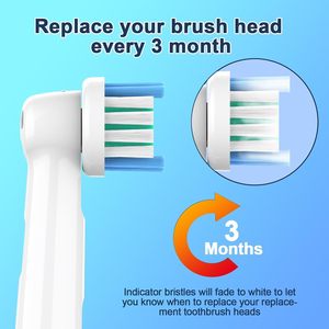 Periodontal Shield <b>Round</b> Toothbrush Head Refills Generic for Oral Bs Electric <b>Brush</b> Heads Wholesale OEM Factory - Product Image 4