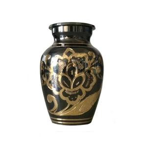 Urna de cremación antigua marrón, colección de 3 curvas, artesanías, urnas de latón, suministros funerarios, urnas de cremación de Metal, precios baratos - Product Image 5