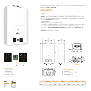 Calentador de Agua a Gas Ferroli Pegaso Eco de 11 Litros con Cámara Abierta y Opción Ecológica de Bajo Contenido de NOx y Metano - Product Image 3