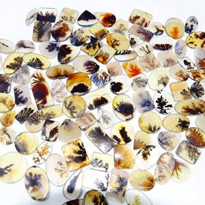 100% naturel Shazar dendritique Agate lâche pierres précieuses Cabochon pierres précieuses en vrac en gros mélange forme pierres précieuses pour la fabrication de bijoux - Product Image 6