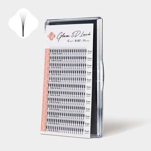 [BL LASH] Cils coréens 5D préfabriqués en éventail, fibres PBT coréennes, haute qualité, volume russe, courbures CC/DD, longueurs variées disponibles - Product Image 2