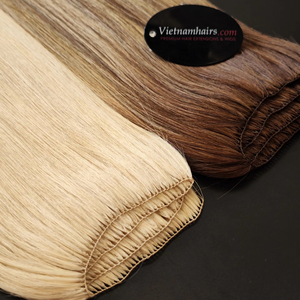 2024 Venta caliente de alta calidad 100% Extensiones de cabello humano vietnamita Trama ligera Cutícula completa Hecho en Vietnam - Product Image 1
