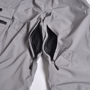 Pantalones de esquí unisex, impermeables y transpirables, con cremallera, forro de nailon de poliéster alto, bolsillo duradero, equipo de snowboard de invierno al por mayor OEM - Product Image 6