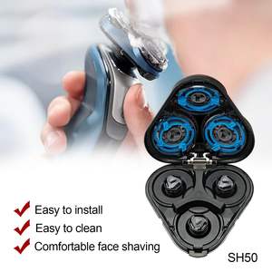 Mini rasoir électrique de remplacement pour hommes, lames triples et doubles, étanche IPX7, alimentation USB, rasoir rotatif - Product Image 4