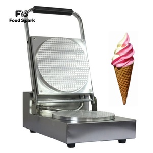 Moule à rouleaux d'oeufs fabricant de cornets de crème glacée boulanger électrique 2KW gaufrier antiadhésif électrique en acier inoxydable - Product Image 1