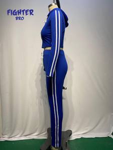 Conjunto de chándal para mujer Top y parte inferior a juego para el hogar Jogging Deportes al aire libre o estilo diario - Product Image 4