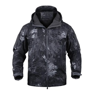 Veste Softshell Personnalisée pour Hommes High Street Imperméable Décontracté Coupe-Vent Chauffant en Nylon Polaire Tissu en Toile Col Montant Vente en Gros - Product Image 1
