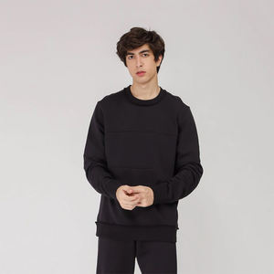 ชุดวอร์มผ้าฝ้าย100% แขนยาวสำหรับฤดูหนาวของผู้ชายผ้าฟลีซระบายอากาศได้ดีพิมพ์ลาย - Product Image 2