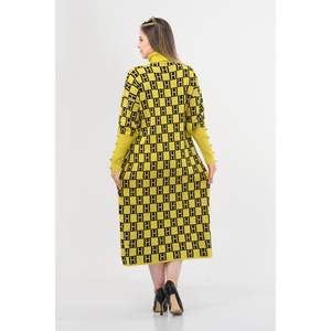 High Quality Trendy Women's <b>Turtleneck</b> Patterned Knitwear <b>Dress</b> Crocheted Weaving Fast Shipping-trendy Women's <b>Sweater</b> <b>Dress</b> - Product Image 4