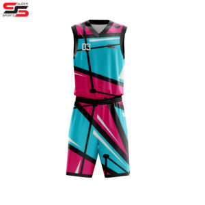 Camiseta de baloncesto sublimada personalizada, uniformes de baloncesto personalizados - Product Image 1