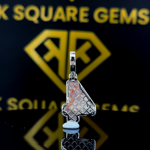 Colgante de Hip Hop personalizado número 1-9, colgante de Hip Hop para hombre, colgante de moissanita, joyería de Hip Hop Ice Out, Plata de Ley 925 - Product Image 2