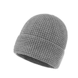 Gorros de Punto Grueso Tipo Waffle Cálidos con Logotipo Personalizado Czelrine, Ecológicos, 100% Algodón Orgánico para Invierno - Product Image 3
