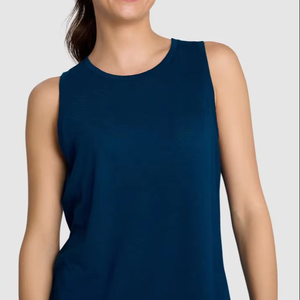 2025 fabricant du dernier prix d'usine personnalisé en gros grande taille femmes coton côtelé débardeur Gym débardeurs pour les femmes - Product Image 2