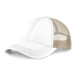 Casquette de camionneur en mousse personnalisée, profil haut structuré, réglable, snapback, dos en maille respirante - Product Image 6