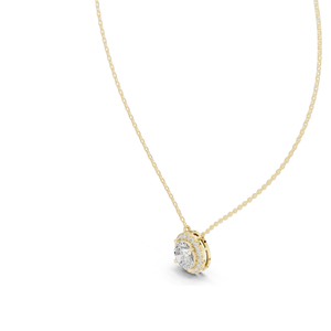 Collar con Colgante de Diamante CVD EF VVS-VS de 2.385 CT, Creado en Laboratorio, Disponible en Oro Rosa, Amarillo y Blanco de 18KT y 14KT, Lujoso y Fino - Product Image 4