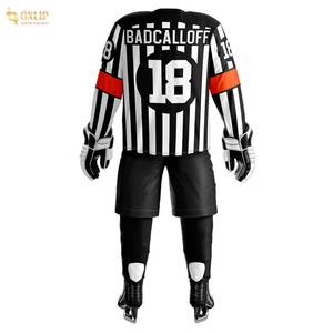 2025 Unisex alta calidad personalizada sublimación impresión hockey sobre hielo Jersey conjunto venta al por mayor ropa deportiva jóvenes adultos tamaños elegante conjunto - Product Image 3