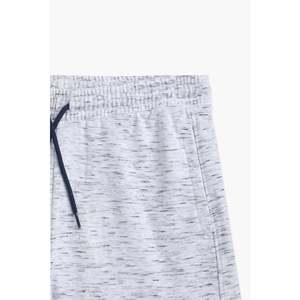 กางเกงขาสั้นบาสเก็ตบอลลายกราฟิกสีขาวมีแบรนด์สำหรับผู้ชายกางเกงขาสั้นพิมพ์โพลีเอสเตอร์แบบสปอร์ตเอวยางยืดขนาด XXS ขนาด XXS โลโก้รูปแบบผ้าฝ้าย - Product Image 3