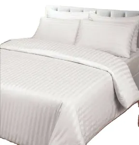 低价缎面床单高品质大床4件金豹酒店豪华丝滑床单额外出售