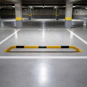 Yellow 200x16cm Plastic Parking Barrier for Vehicle <b>Stopper</b> - Product Image 2