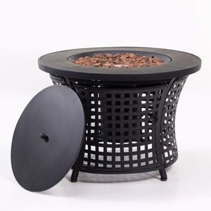 Pozo de fuego de hierro minimalista con silueta geométrica y revestimiento resistente al calor para espacios al aire libre modernos y elegantes - Product Image 5