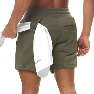 Pantalones cortos de gimnasio para hombre, pantalones cortos cómodos para correr, pantalones cortos de entrenamiento para hombre con bolsillo, envío DDP - Product Image 6