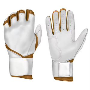Guantes de béisbol ajustables de gran venta, guantes de béisbol de entrenamiento antideslizantes y cómodos, guantes de béisbol de cuero genuino - Product Image 4