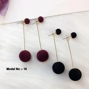 Pendiente de tuerca con cuentas pequeñas de la mejor calidad para mujer Orejas sensibles con opciones de marca personalizadas disponibles al mejor precio - Product Image 2