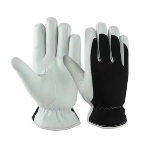 Guantes de trabajo de cuero Hombres Mujeres Heavy Duty Utility Work Guantes de jardinería Diseño a prueba de espinas Construcción de jardín - Product Image 1