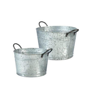 Cubo de metal de estaño galvanizado - Product Image 5