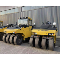 Rouleau compresseur à double tambour BOMAG BW2427RH, rouleau compresseur routier à pneus pneumatiques, moteur 74,9 kW, machine de construction
