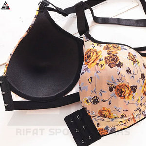 Nuevo Estilo, Sujetador Deportivo Transpirable con Sublimación, para Mujer, de Alta Calidad, Soporte Medio, para Yoga y Ejercicio, sin Tirantes, con Cierre Frontal - Product Image 2