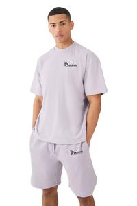 Ensembles de shorts et t-shirts formels d'été Street Wear 100% coton avec logo personnalisé, motif uni, fabriqués au Pakistan, coupe oversize pour hommes - Product Image 4