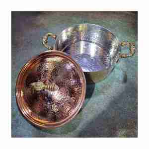 High in Demand Eco-Friendly Luxury Copper Rice <b>Dish</b> Serving <b>Dishes</b> Manufacturer & Exporter Kitchen <b>Utensils</b> Safe High Quality - Product Image 3