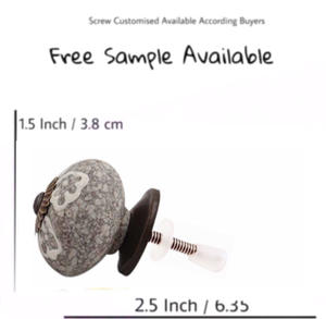 Vente chaude gravé en détresse céramique boutons porte tiroir armoire placard poignée tire pour cuisine commode chambre extérieur hôtel - Product Image 3