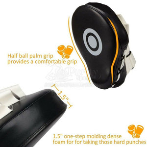 MMA Boxing <b>Focus</b> <b>Pad</b> Target Martial Arts Kick <b>Pad</b> Curved <b>Focus</b> Mitt Boxing <b>Focus</b> <b>Pads</b> For Sale - Product Image 5