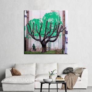 Stampa su tela di Banksy A Dead Tree - Decorazione murale moderna, con cornice da galleria - Product Image 1