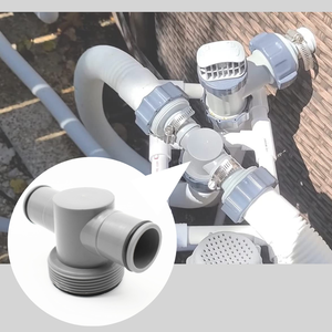 Connecteur de tuyau <span class=keywords><strong>à</strong></span> joint en T pour <span class=keywords><strong>filtre</strong></span> <span class=keywords><strong>à</strong></span> <span class=keywords><strong>sable</strong></span> 1.5 et 1.25 pouces pour piscines hors sol Compatible <span class=keywords><strong>avec</strong></span> <span class=keywords><strong>Bestway</strong></span> Coleman I-ntex P61408 - Product Image 6