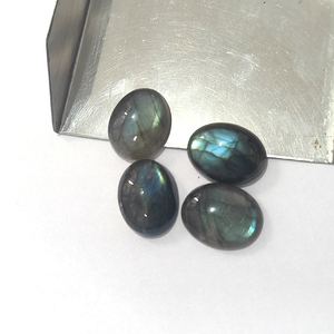 4 Piezas de Labradorita Gris Natural de 18x14mm, Cabujón Ovalado de 45.65 Quilates, Iroc Sales, Gema de Alta Calidad de África, US$15.65 - Product Image 2