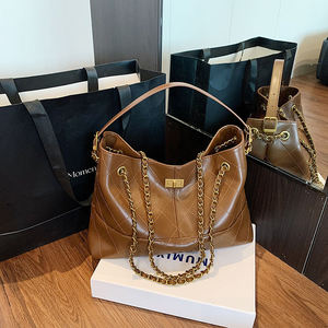 Women's Casual Waterproof Shoulder Messenger <b>Bag</b> <b>Soft</b> Genuine <b>Leather</b> Polyester Two Straps Zipper Fashion Handbag for Everyday - Product Image 3