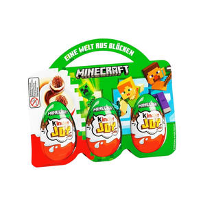 Kinder Joy Minecraft Serie Limitada 2026 al por Mayor con Colección de 12 Personajes por Caja para Importadores y Distribuidores Globales - Product Image 3
