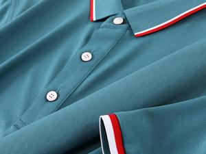 เสื้อยืดกอล์ฟทรงพอดีตัวลำลองสำหรับผู้ชายเสื้อโปโลระบายอากาศได้ดีขนาดพลัสไซส์ - Product Image 6