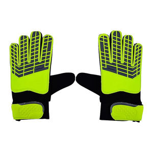 Los mejores guantes de portero de entrenamiento de cuero de dedo completo transpirables de longitud regular, agarre de muñeca antideslizante, servicio OEM disponible para - Product Image 6